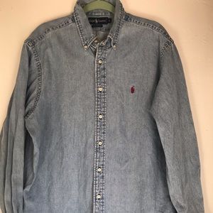 Ralph Lauren Button Up Denim Shirt